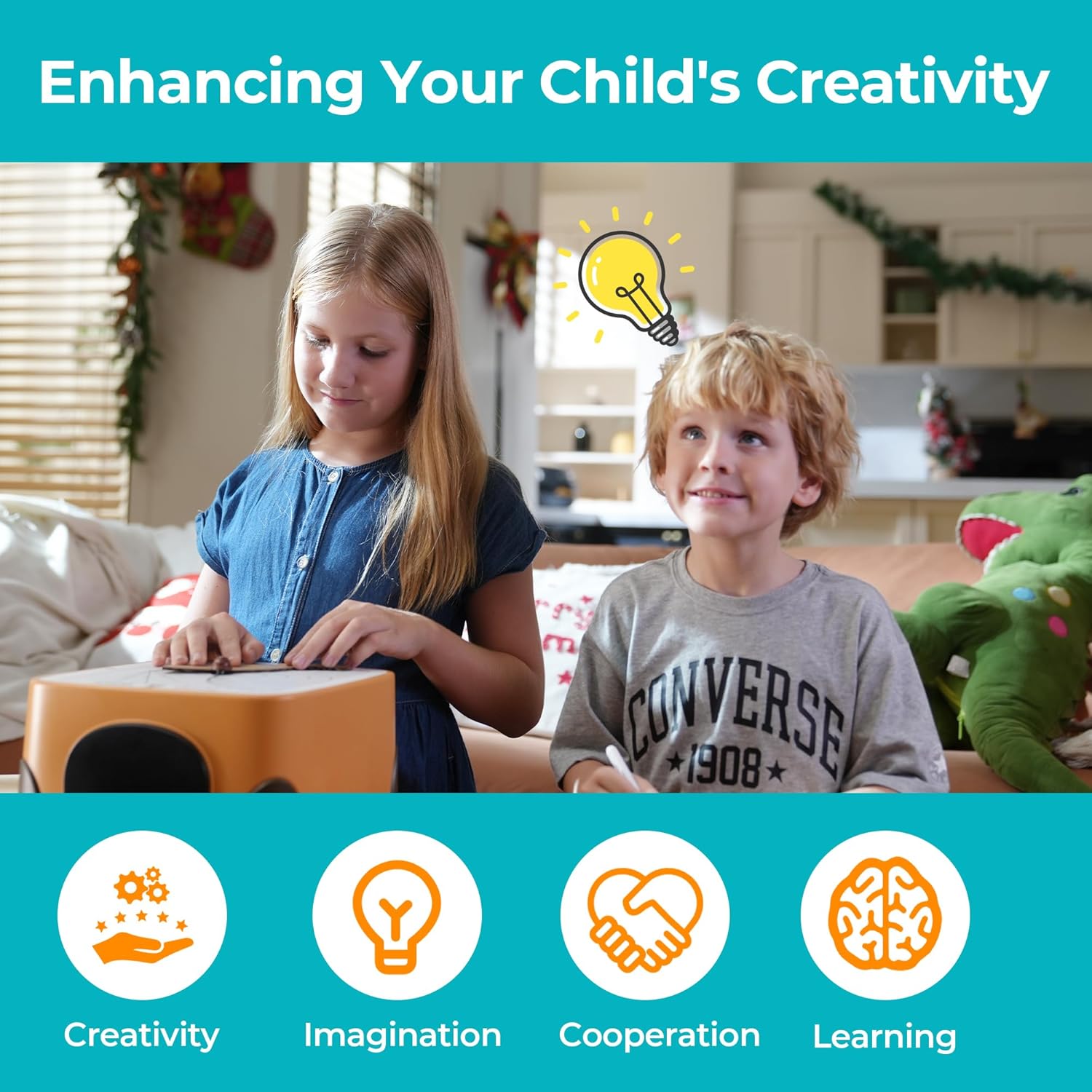 BEAVERBOT Kids Cardboard Cutter STEM Craft Kit, Ages 3+