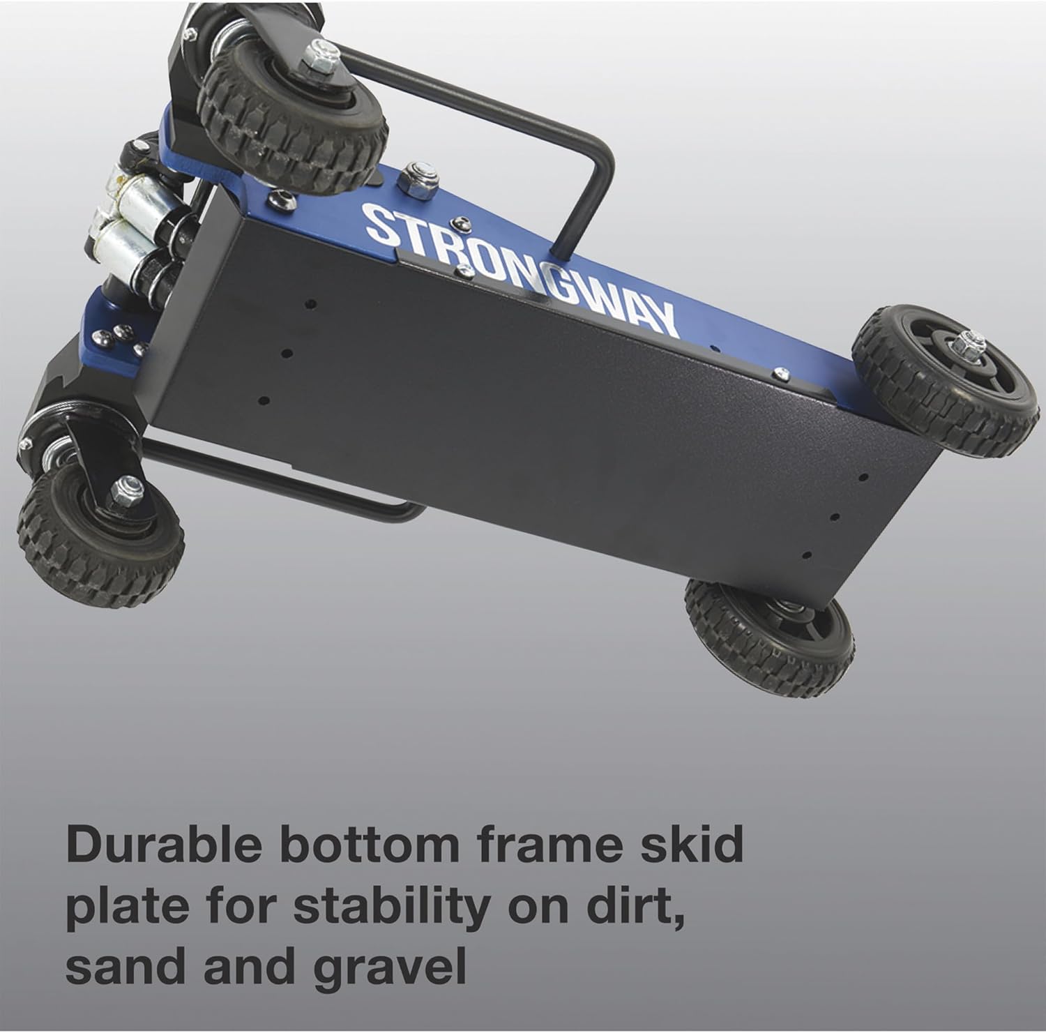 Strongway Off-Road Vehicle Jack, High-Lift, Heavy-Duty Casters