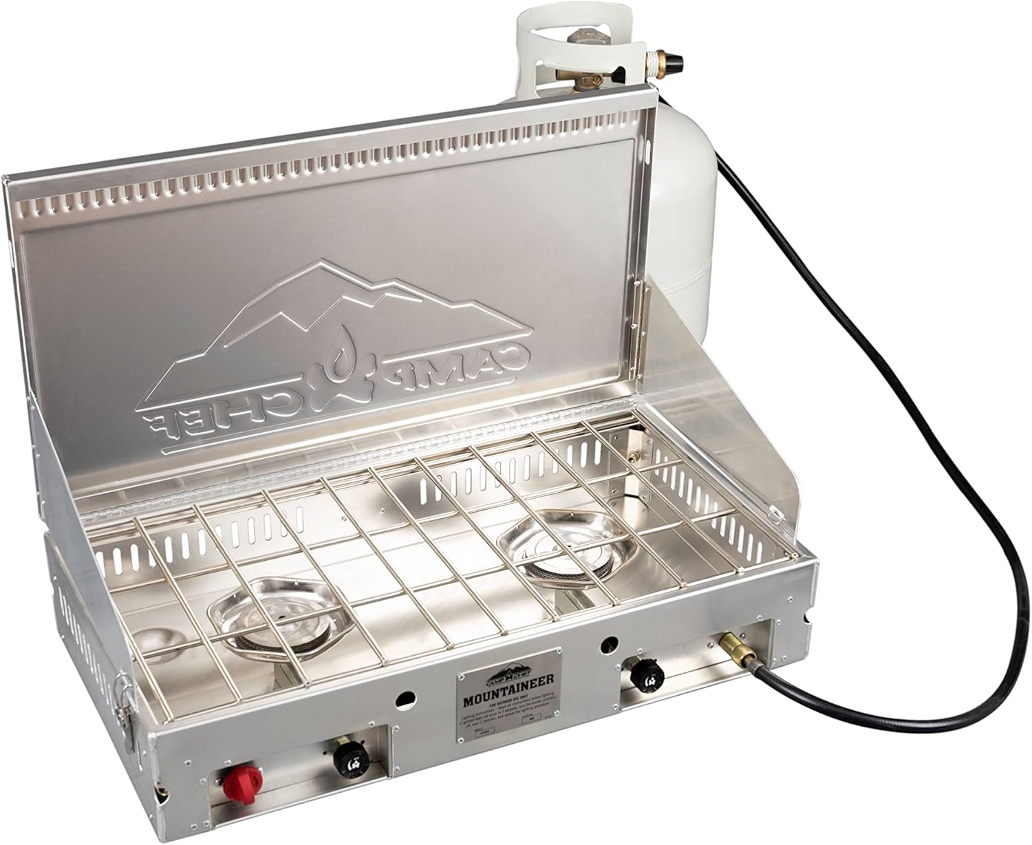 Camp Chef Mountaineer Cooking System, Aluminum, Silver