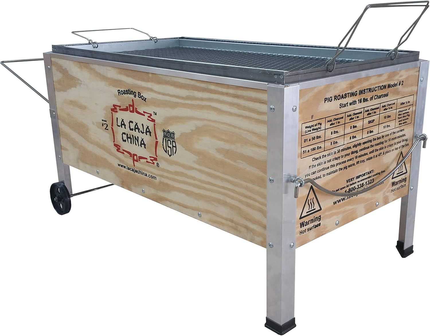 La Caja China Model #2 Pig Roaster, 100LB Capacity
