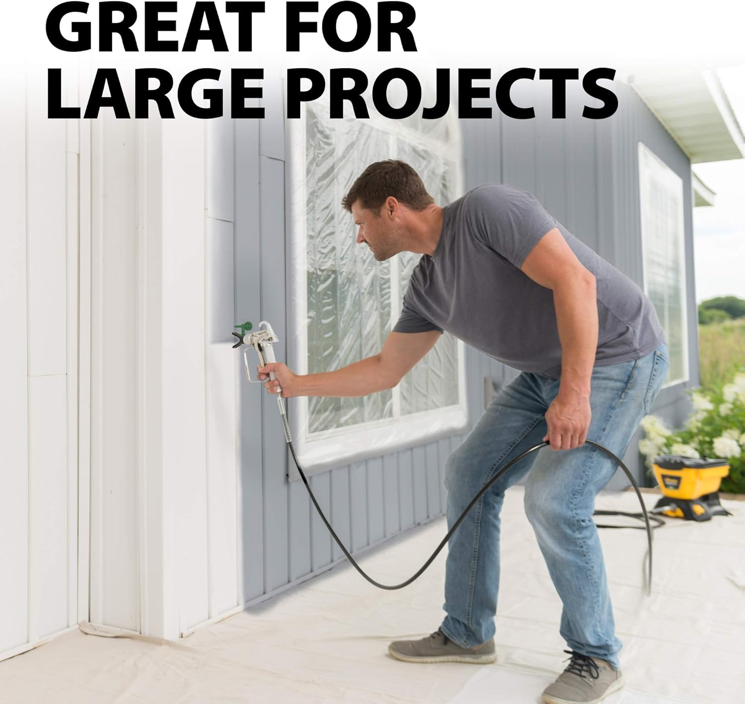 Wagner Control Pro 130 Paint Sprayer, Airless, Low Overspray