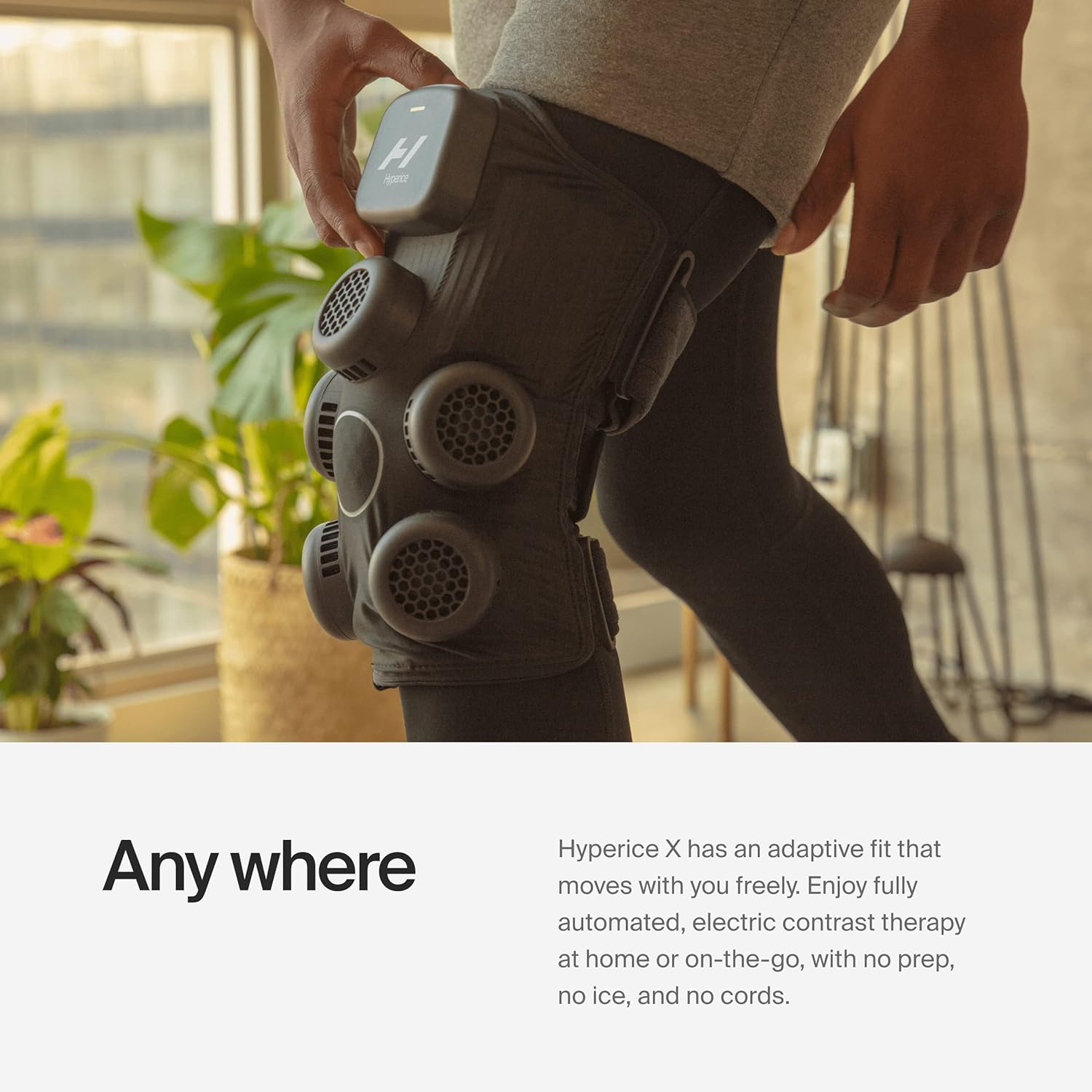 Hyperice X Knee Device, Heat & Cold Therapy, FSA/HSA Eligible