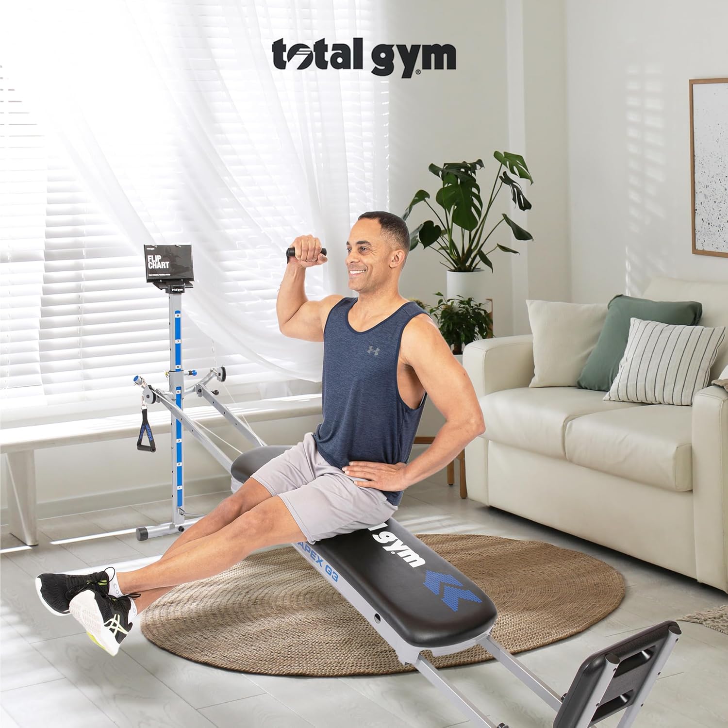 Total Gym APEX Full Body Workout System, Indoor Home Gym