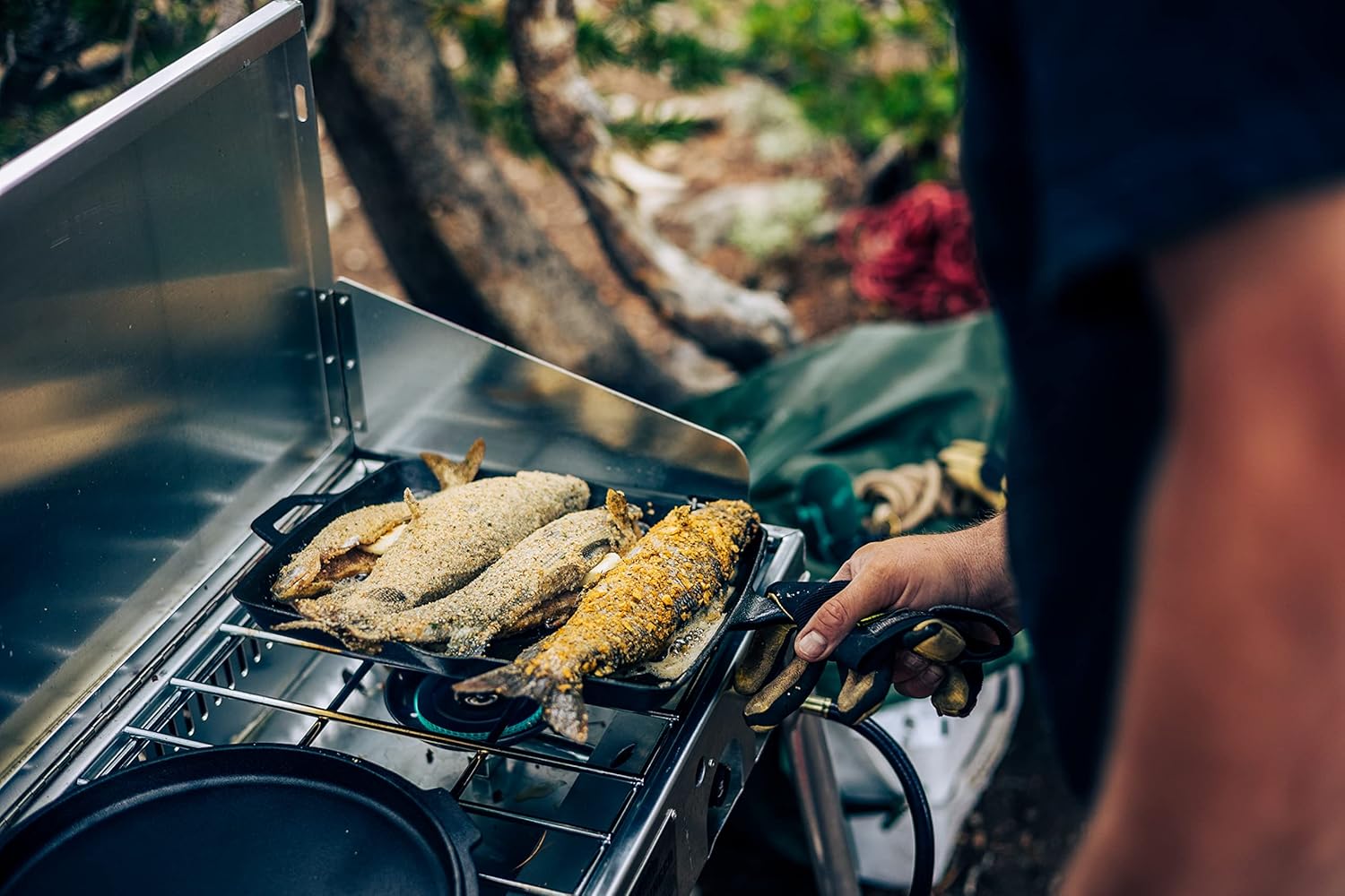 Camp Chef Mountaineer Cooking System, Aluminum, Silver