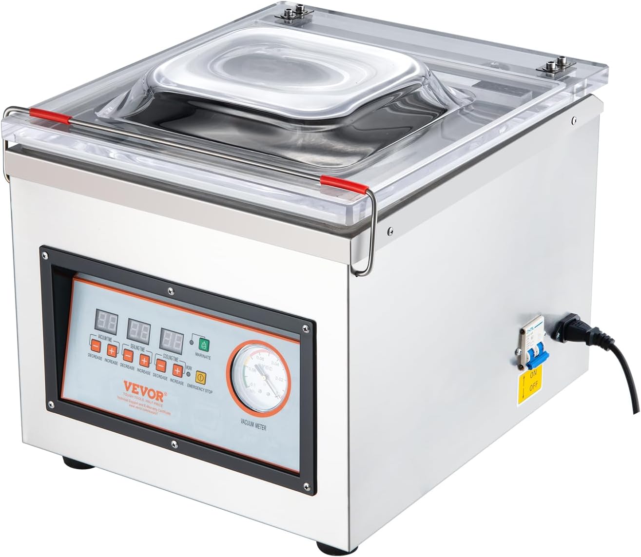 VEVOR DZ-260C Chamber Vacuum Sealer, 110V, Food Packaging