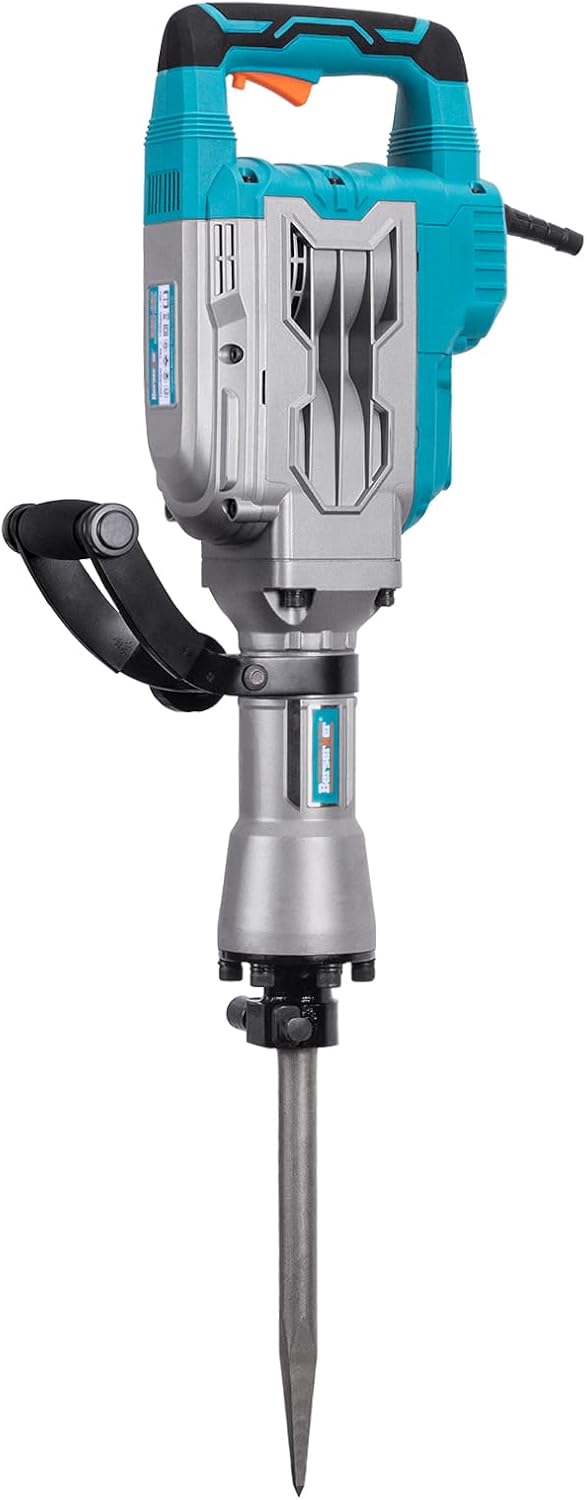 Berserker 1700W Demolition Jack Hammer, 30lb, 14A, Chisels Included