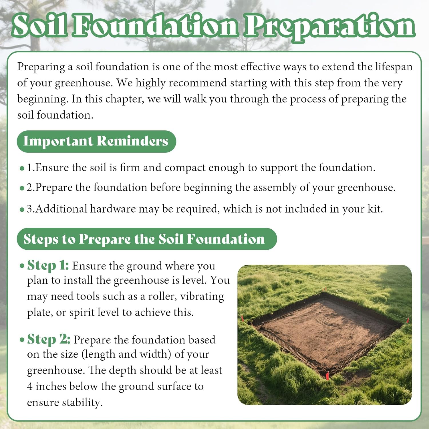 HOWE Heavy Duty Tunnel Greenhouse Kit, 26x10x7FT, Watering System