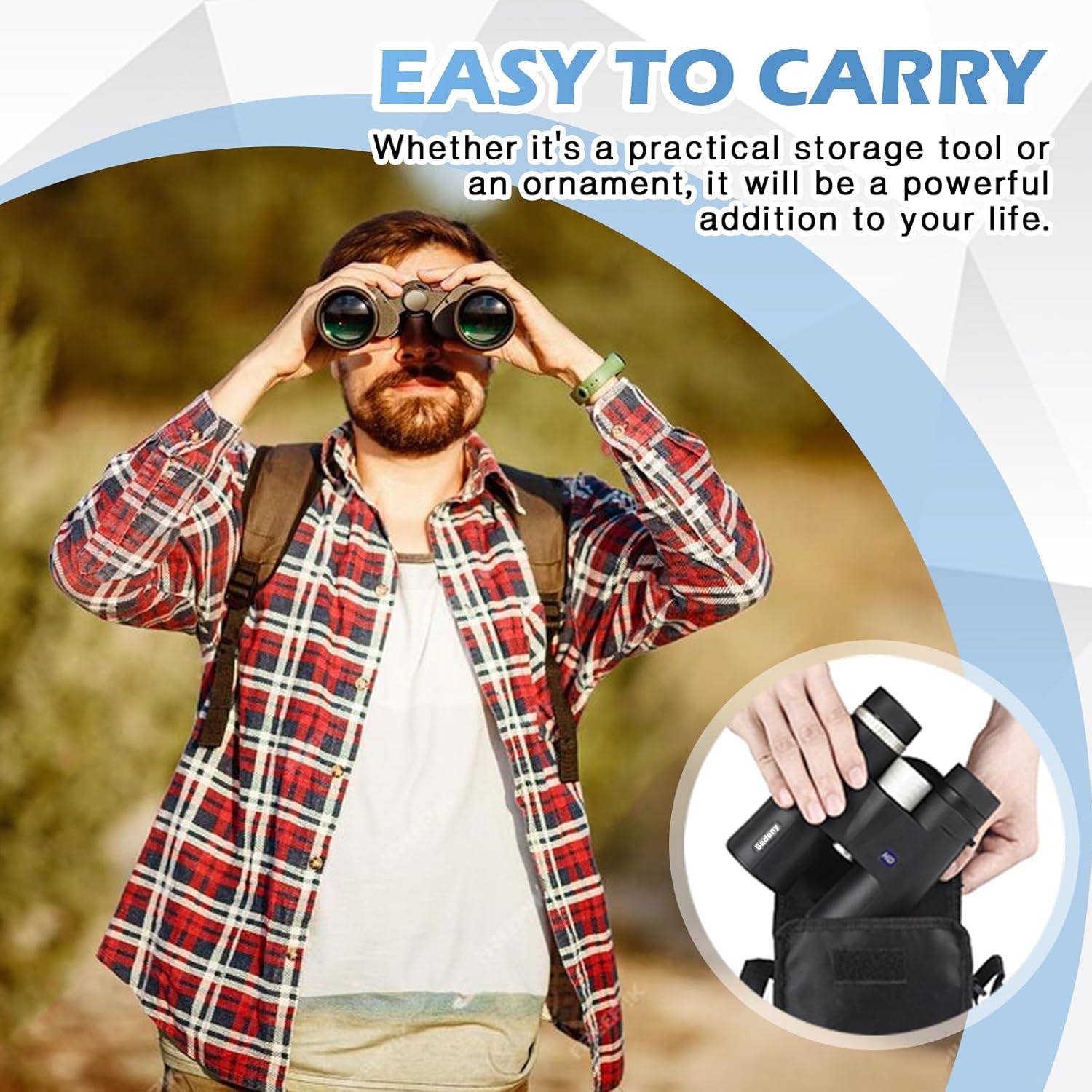 HD Binoculars for Adults with Phone Adapter
