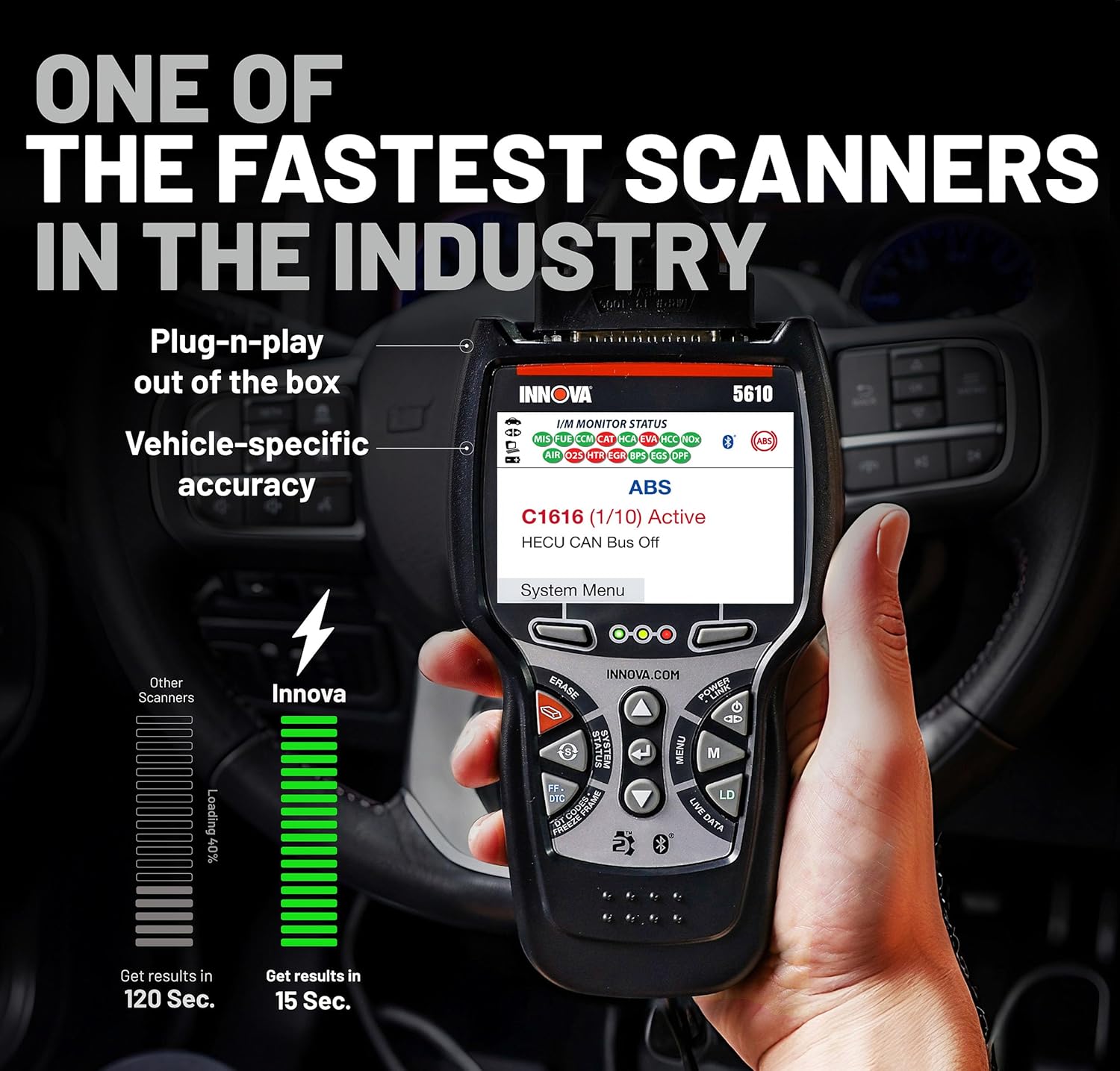 Innova 5610 OBD2 Bidirectional Scan Tool with Updates & Support