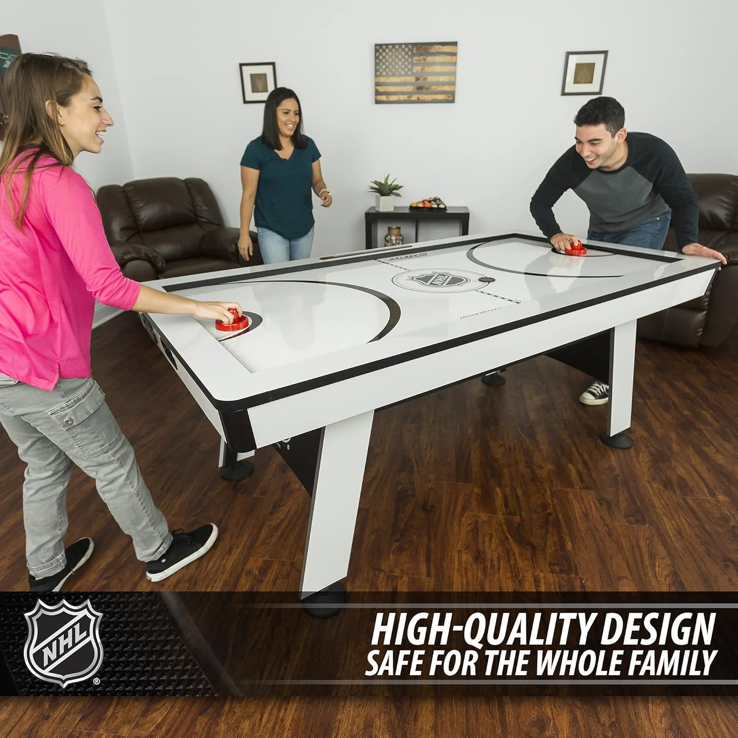 EastPoint 2-in-1 Air Hockey & Table Tennis Game Table, Multi-Game
