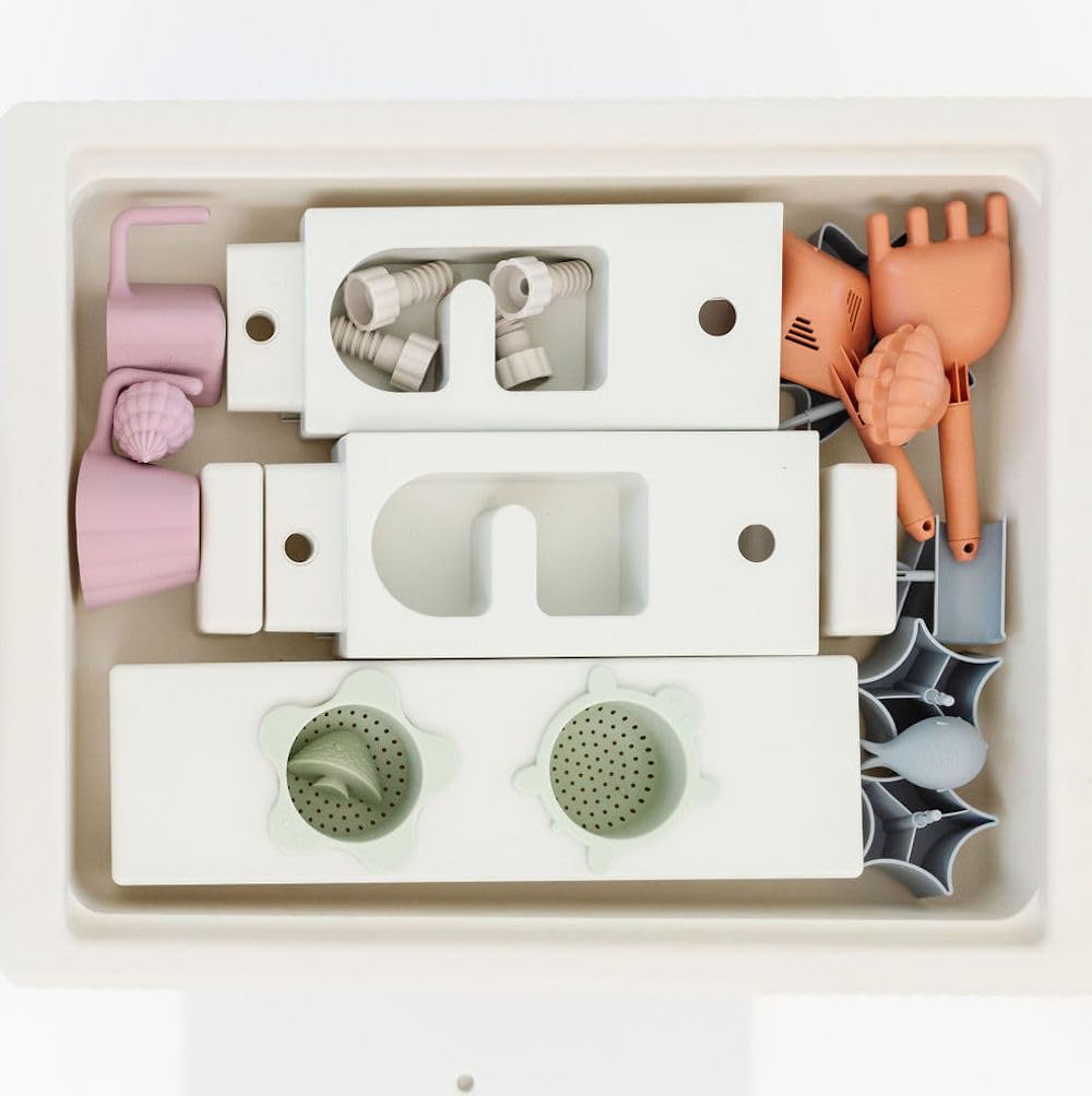 PLAYSMOL 3-in-1 Water & Sensory Table for Kids, Ages 3+