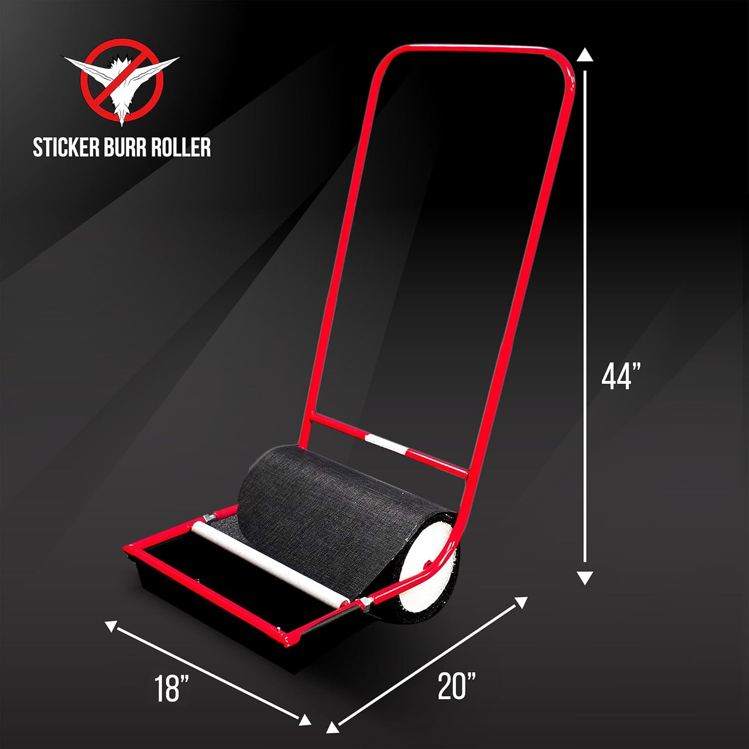 X-Large Sticker Burr Roller Remover Yard Tool, 18