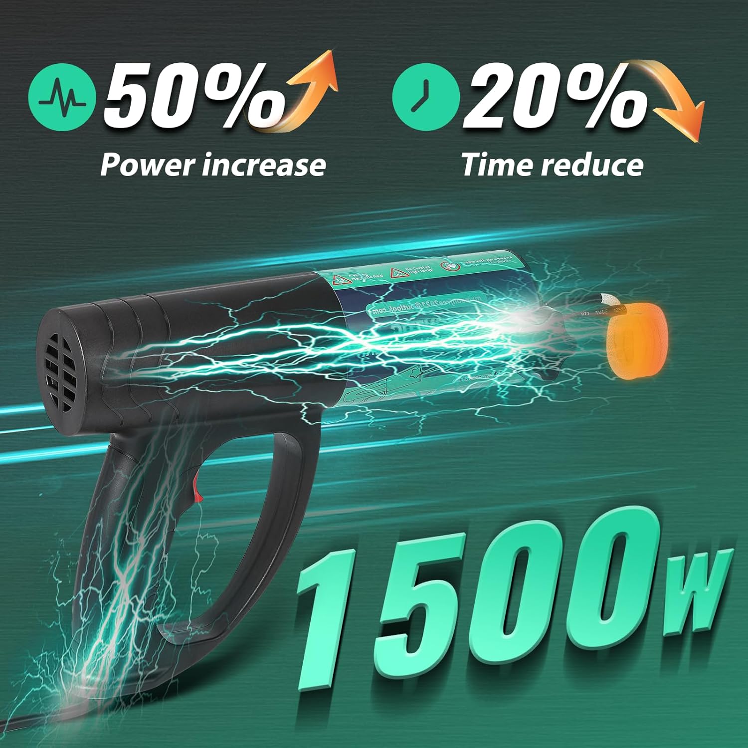 Induction Heater Bolt Removal Tool, 1500W, 8 Coils, 110V