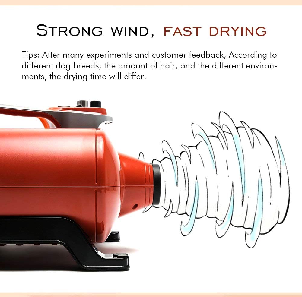 Shernbao 6.0HP Pet Grooming Dryer Blower, High Velocity, DHD-2400F