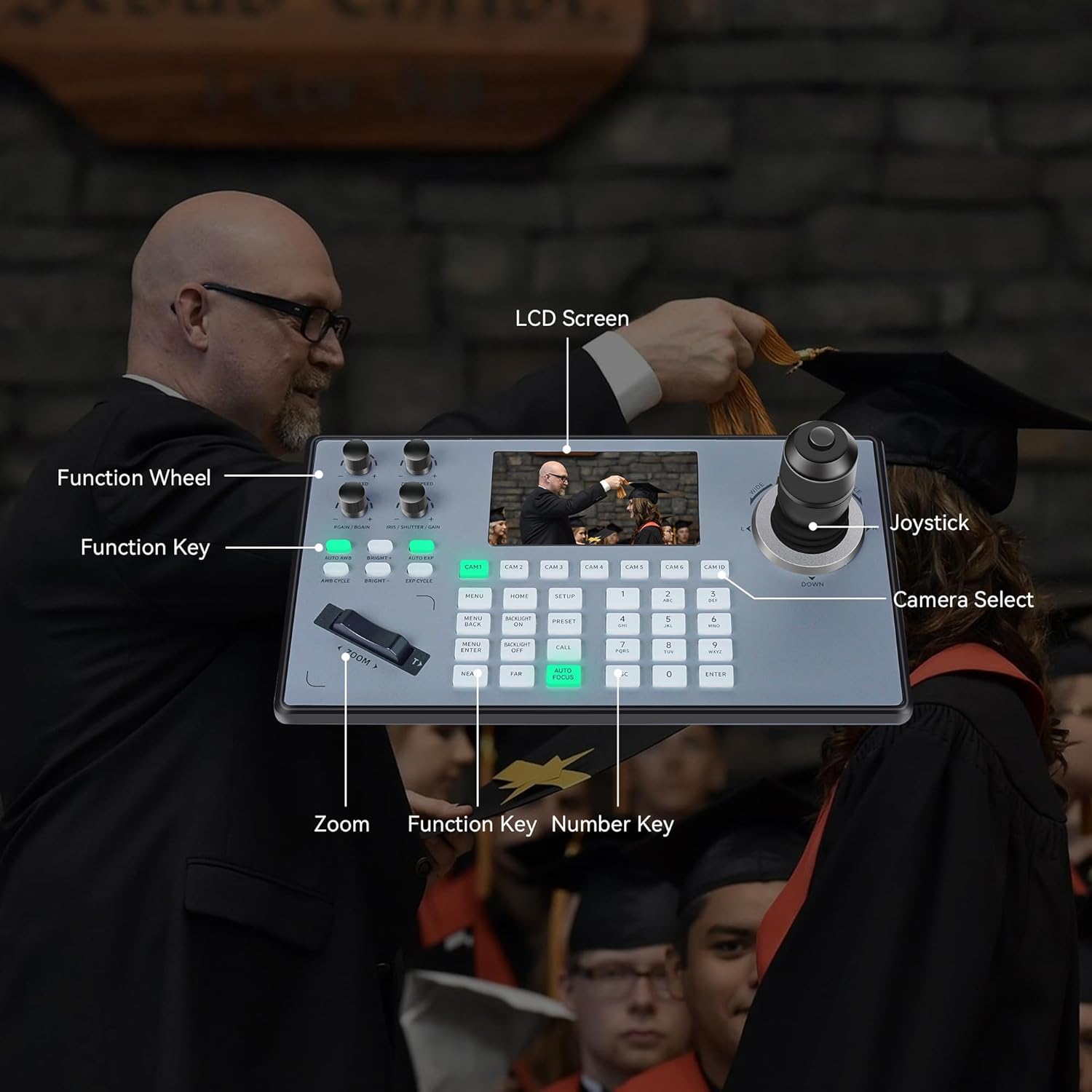 Tenveo NDI PTZ Camera Controller, 5