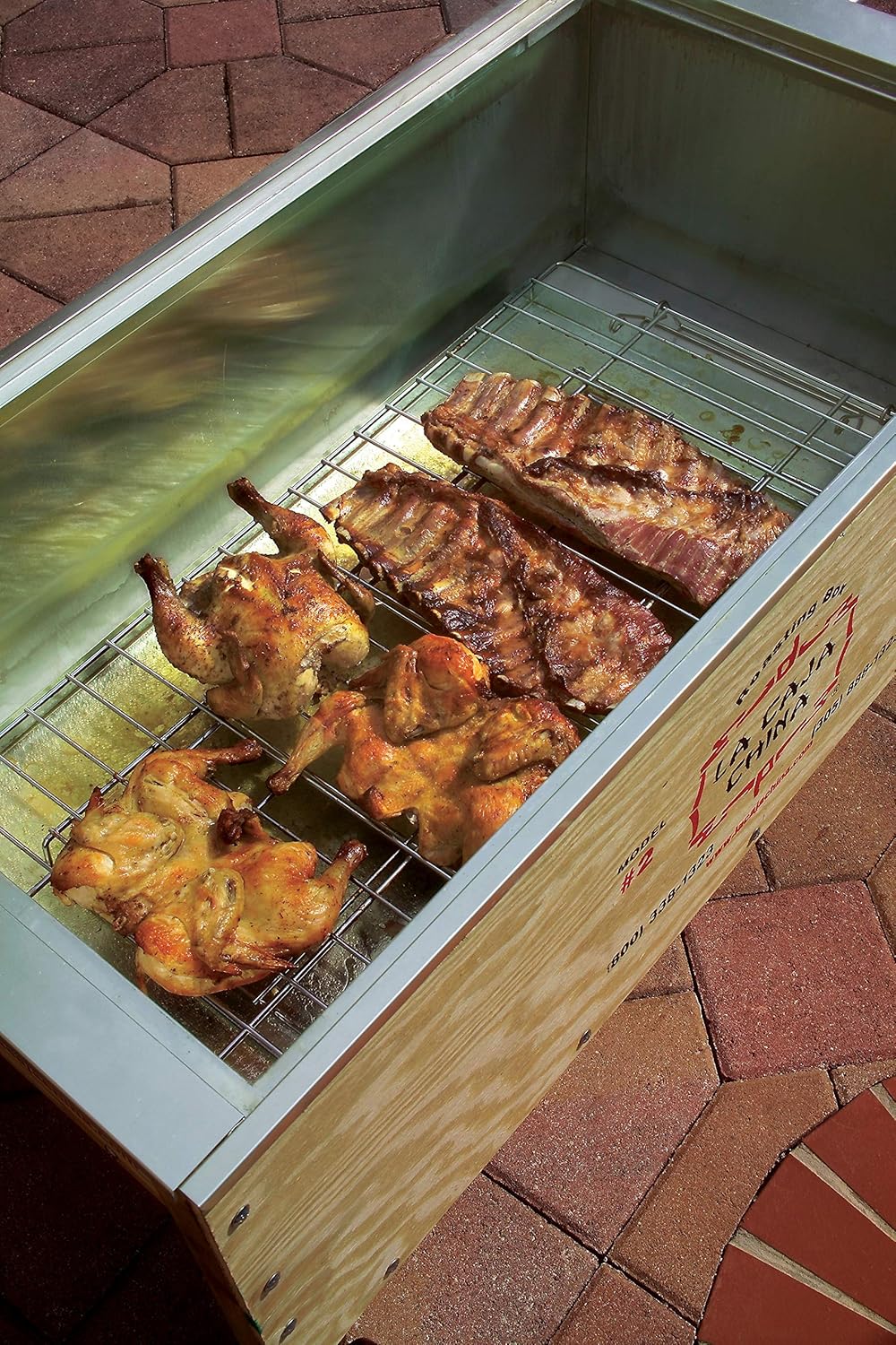 La Caja China Model #2 Pig Roaster, 100LB Capacity