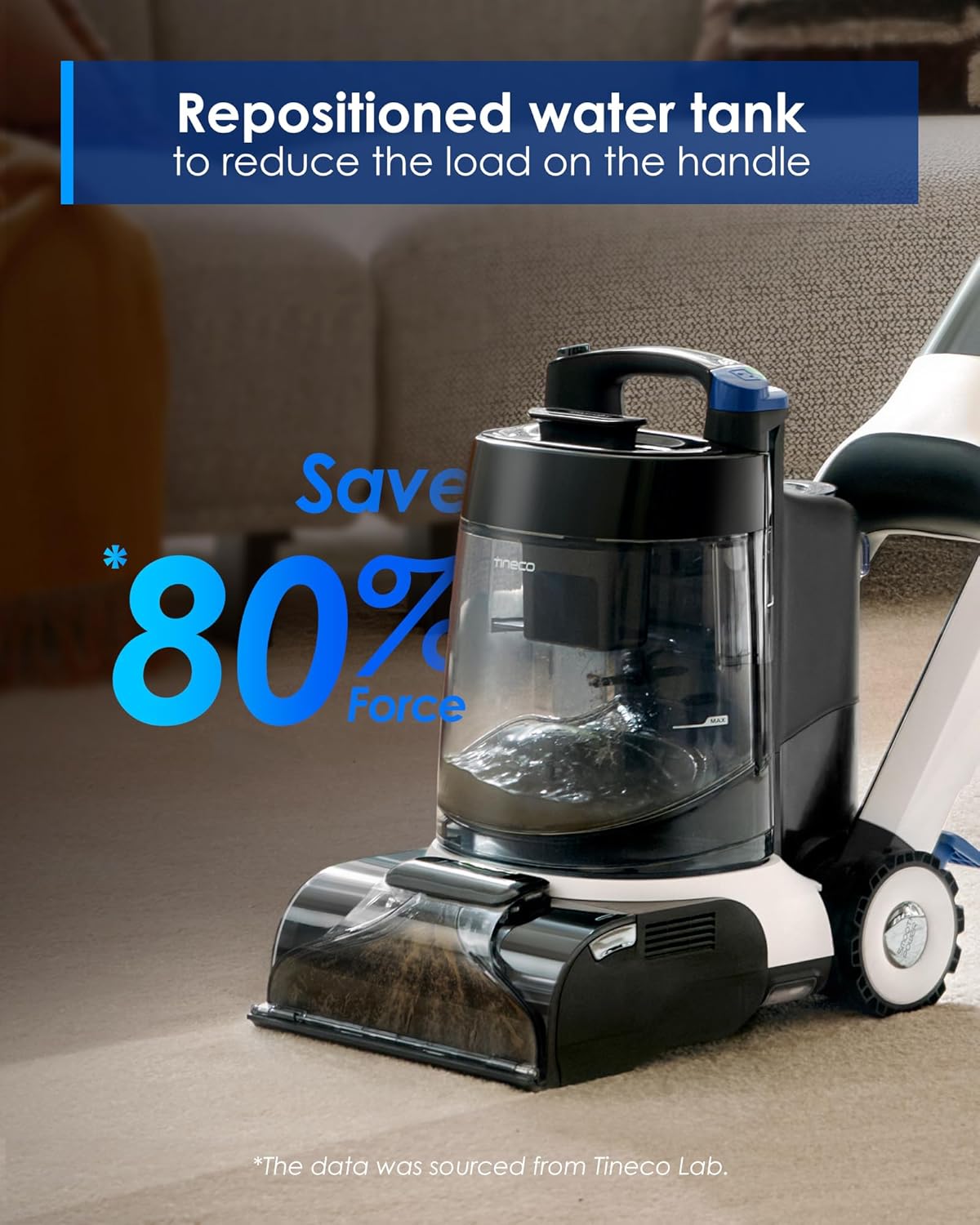 Tineco CARPET ONE Smart Carpet Cleaner, FlashDry, 167℉ PowerDry