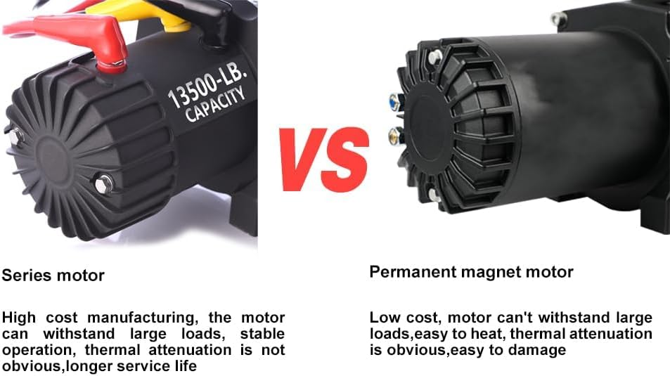 RUGCEL 12000lb Electric Winch, Steel Rope, Waterproof, 12V