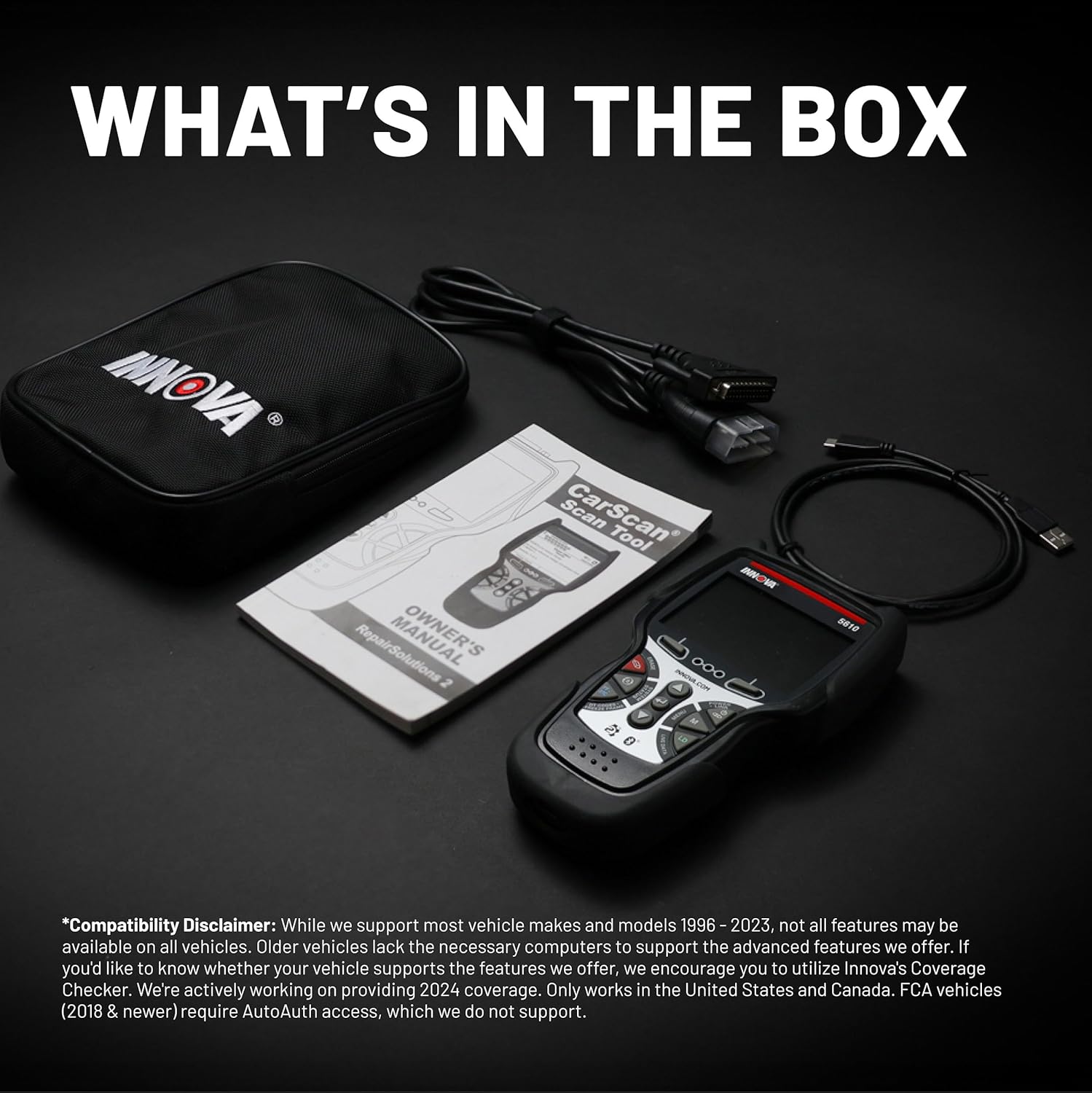 Innova 5610 OBD2 Bidirectional Scan Tool with Updates & Support