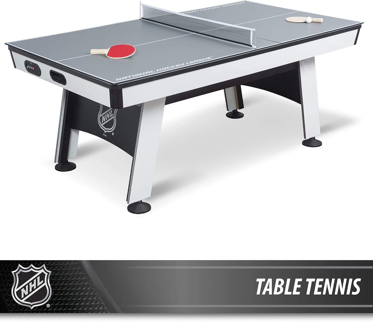 EastPoint 2-in-1 Air Hockey & Table Tennis Game Table, Multi-Game