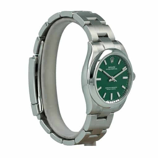Rolex Oyster Perpetual 277200 Green Dial Replica - United Luxury