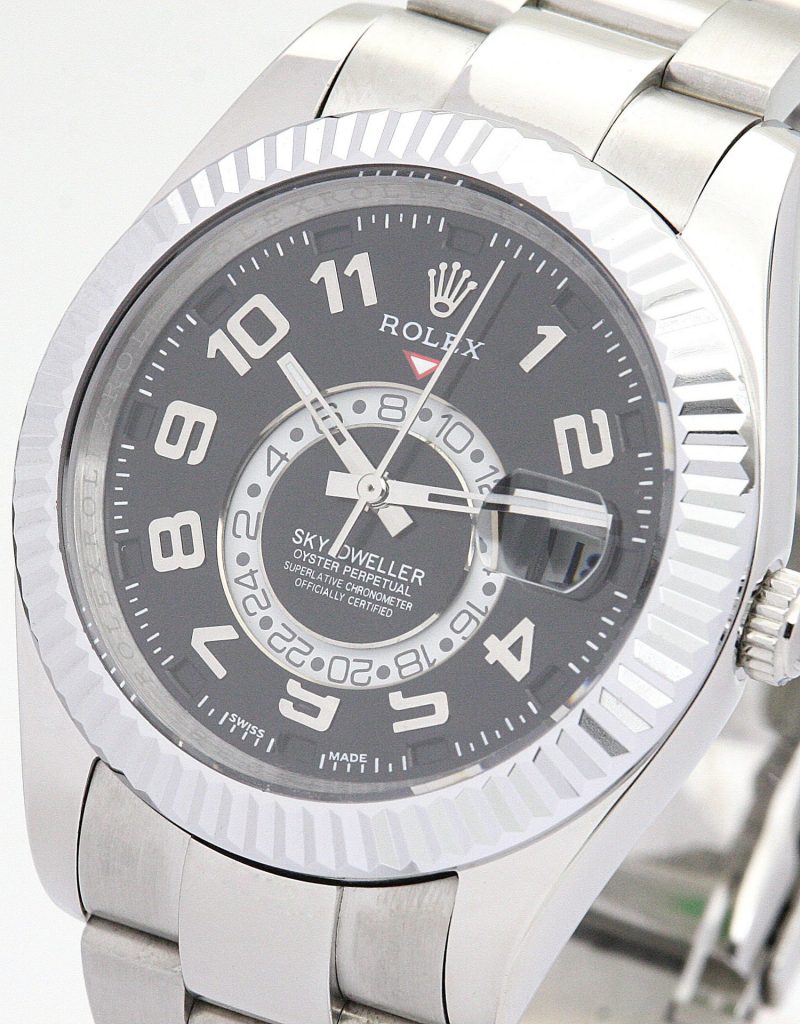 Replica Rolex Sky-Dweller 42mm Black Dial 326938 - United Luxury