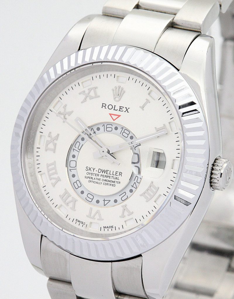 Replica Rolex Sky-Dweller 42mm White Dial 326938 - United Luxury