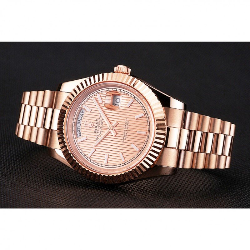 Superclone Rolex Day-Date 41mm Rose-Gold Dial REP016823 - United Luxury