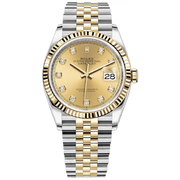 Rolex Datejust 36 Gold 126233 Jubilee Replica - United Luxury