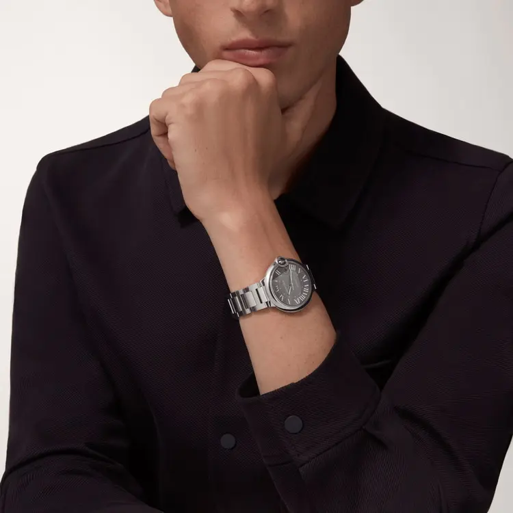 CARTIER Ballon Bleu BLEU Grey Dial 40mm WSBB0060 - United Luxury