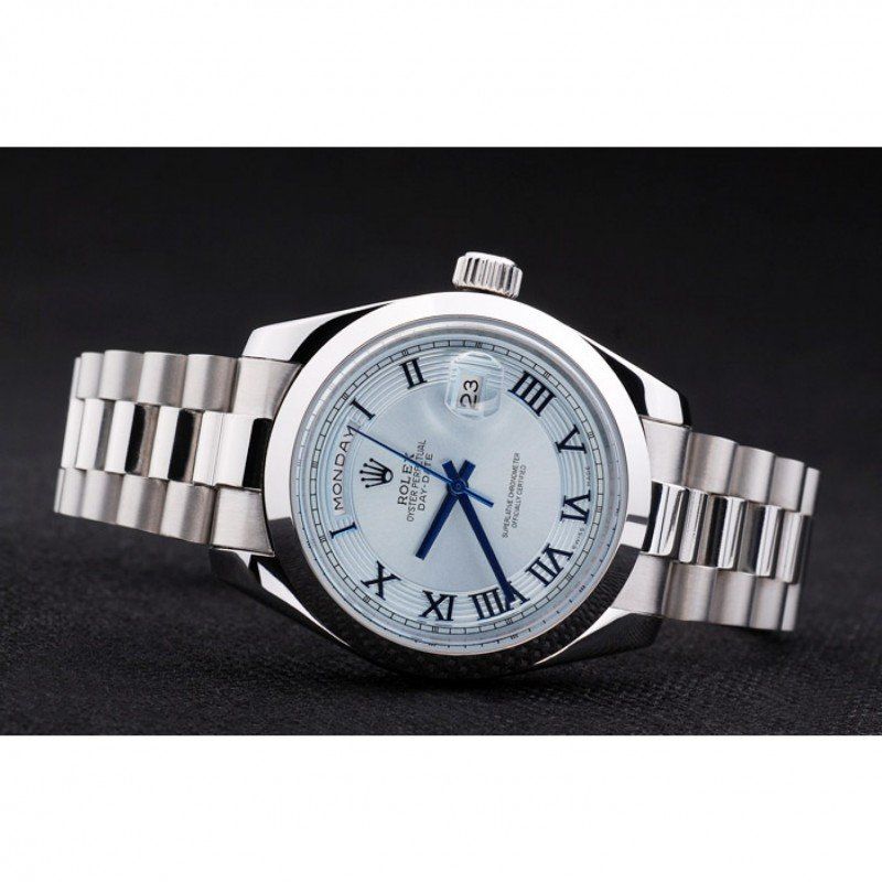 Replica Rolex Day-Date 42mm White Dial RL197 - United Luxury