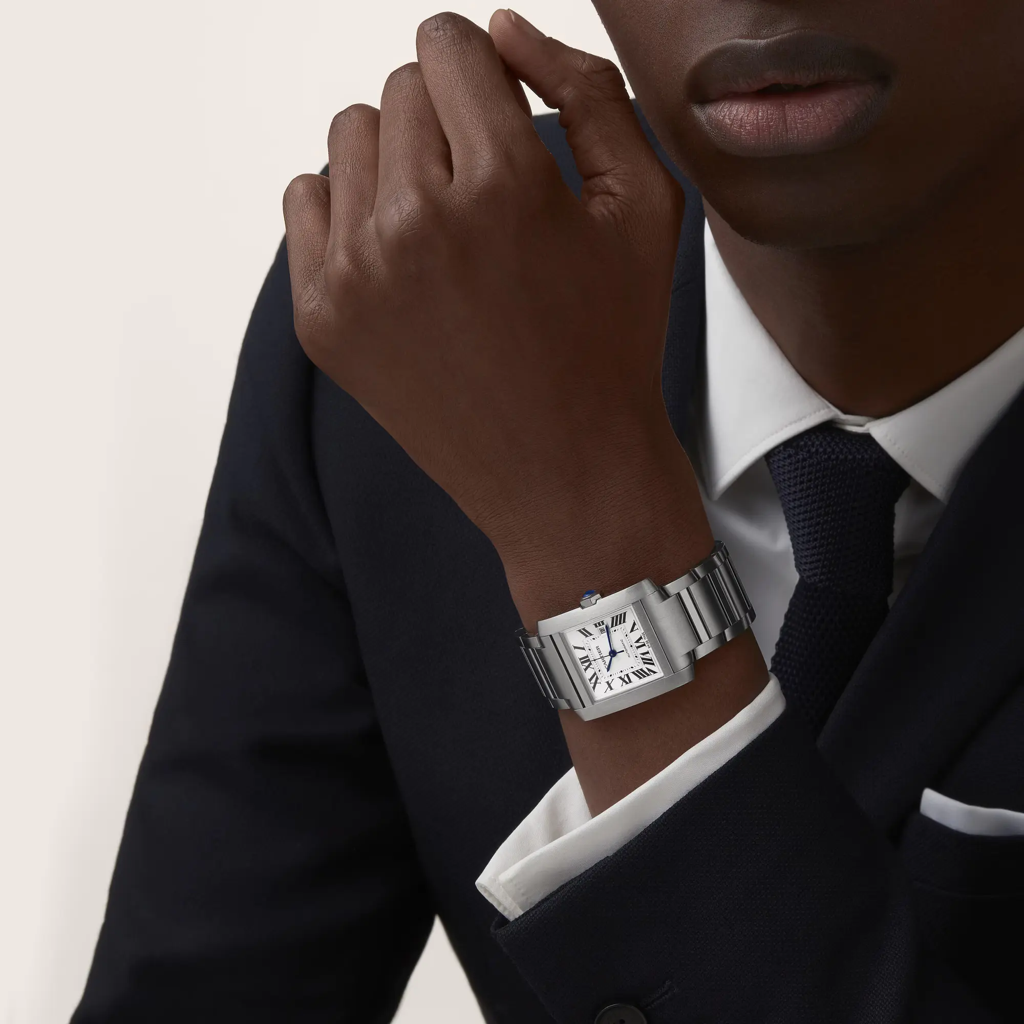 Cartier Tank Francaise Watch Large Model WSTA0067 - United Luxury