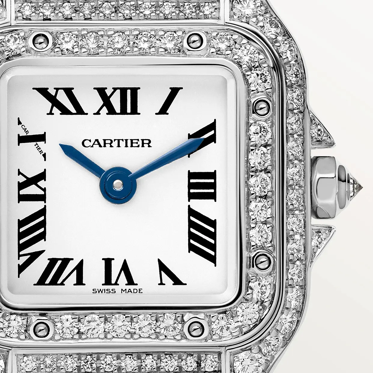 CARTIER PANTHERE Mini Model White Gold Diamond WJPN0046 - United Luxury