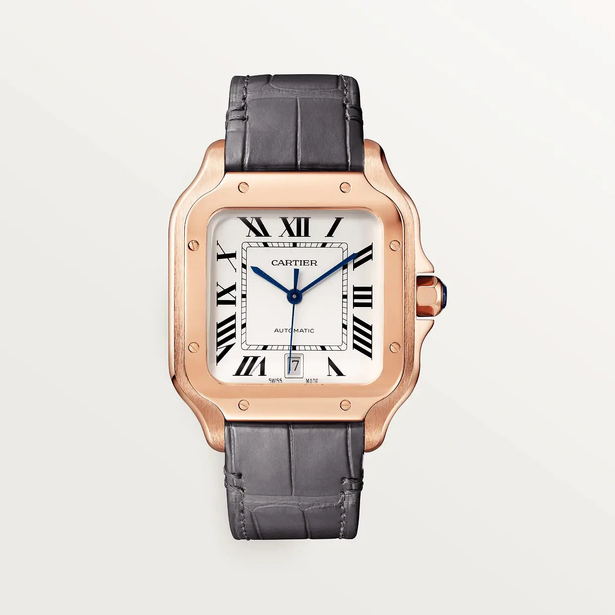 Cartier Santos Large Model Rose Gold WGSA0019 - United Luxury