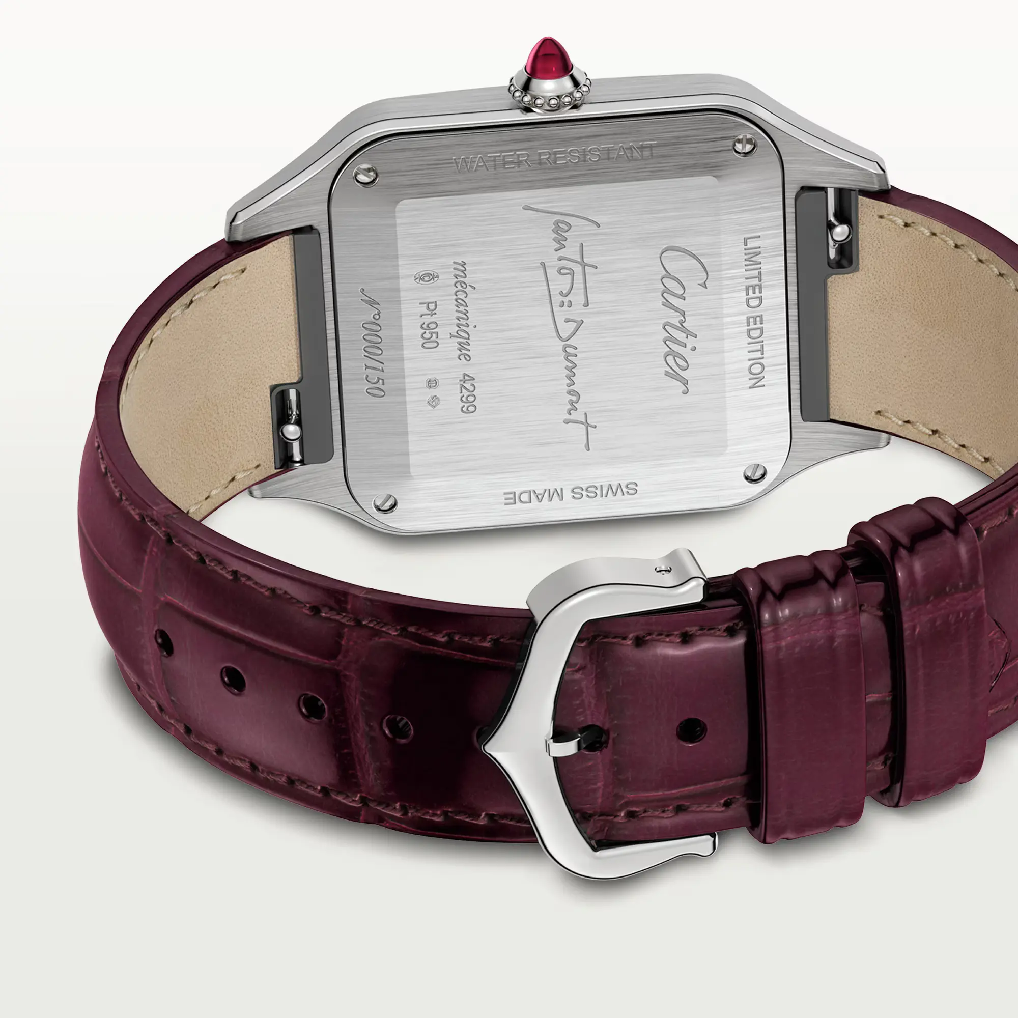 Cartier Santos Large Model Dumont Platinum Limited Edition WGSA0053 - United Luxury