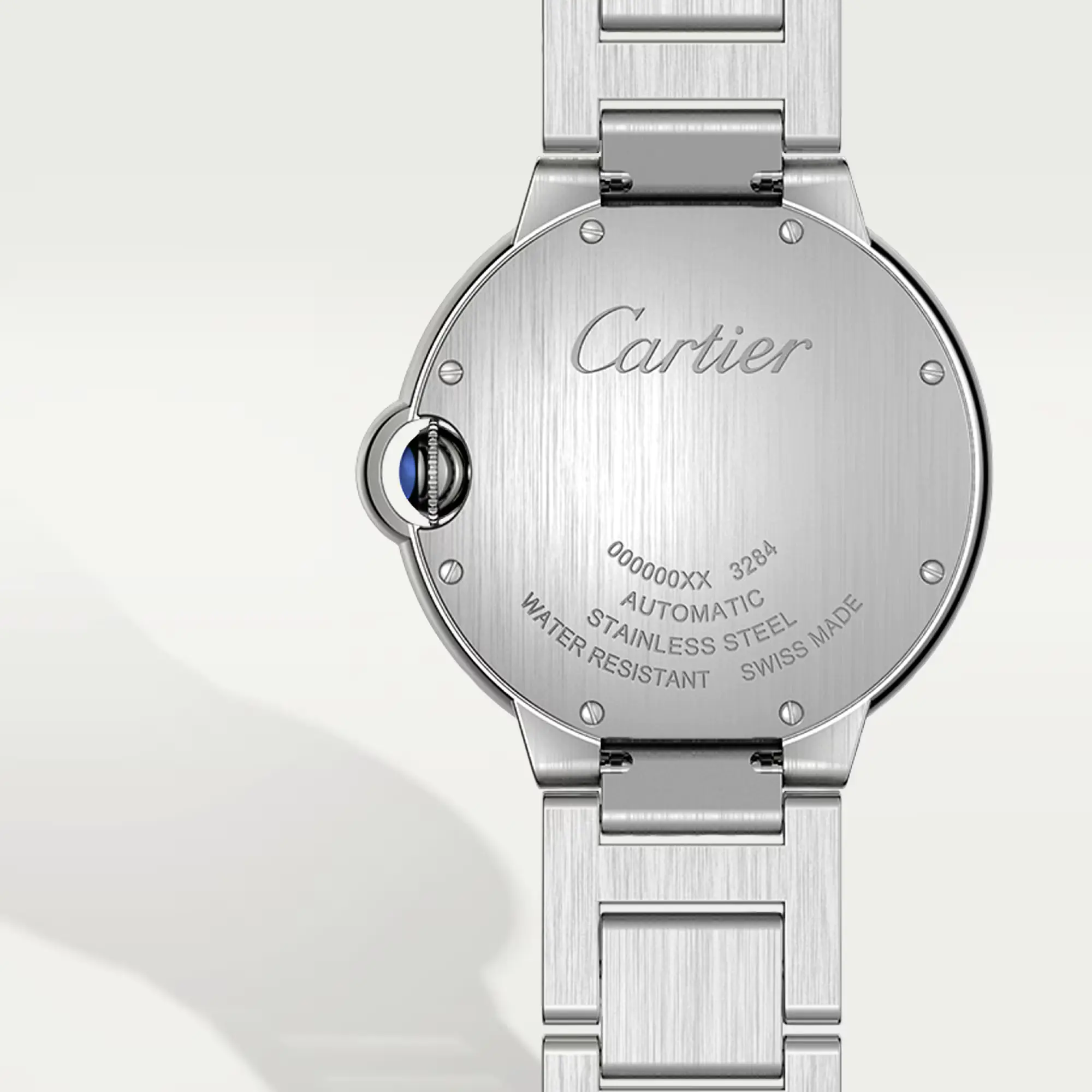 Cartier Ballon Bleu Bleu Silver Diamond 36mm W4BB0024 - United Luxury