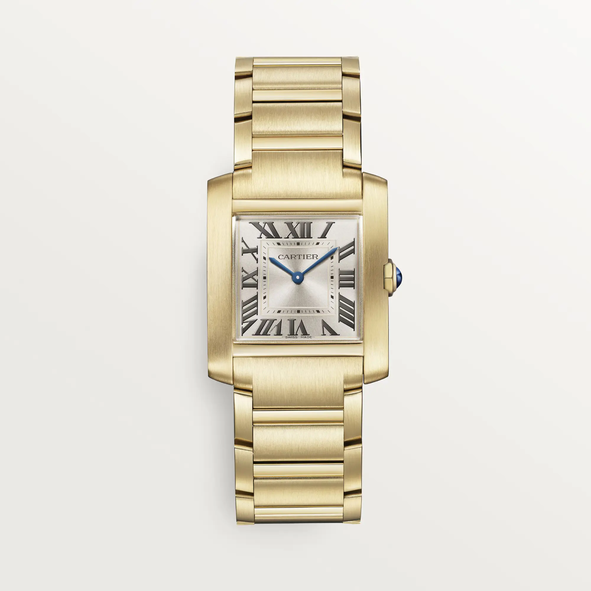 Cartier Tank Francaise Watch Medium Model Yellow Gold WGTA0113 - United Luxury