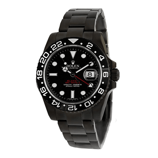 Rolex Blaken GMT-Master II Single Red Replica - United Luxury