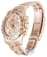 Replica Rolex Daytona 40mm Rose Diamond Baguette Dial 116505 - United Luxury