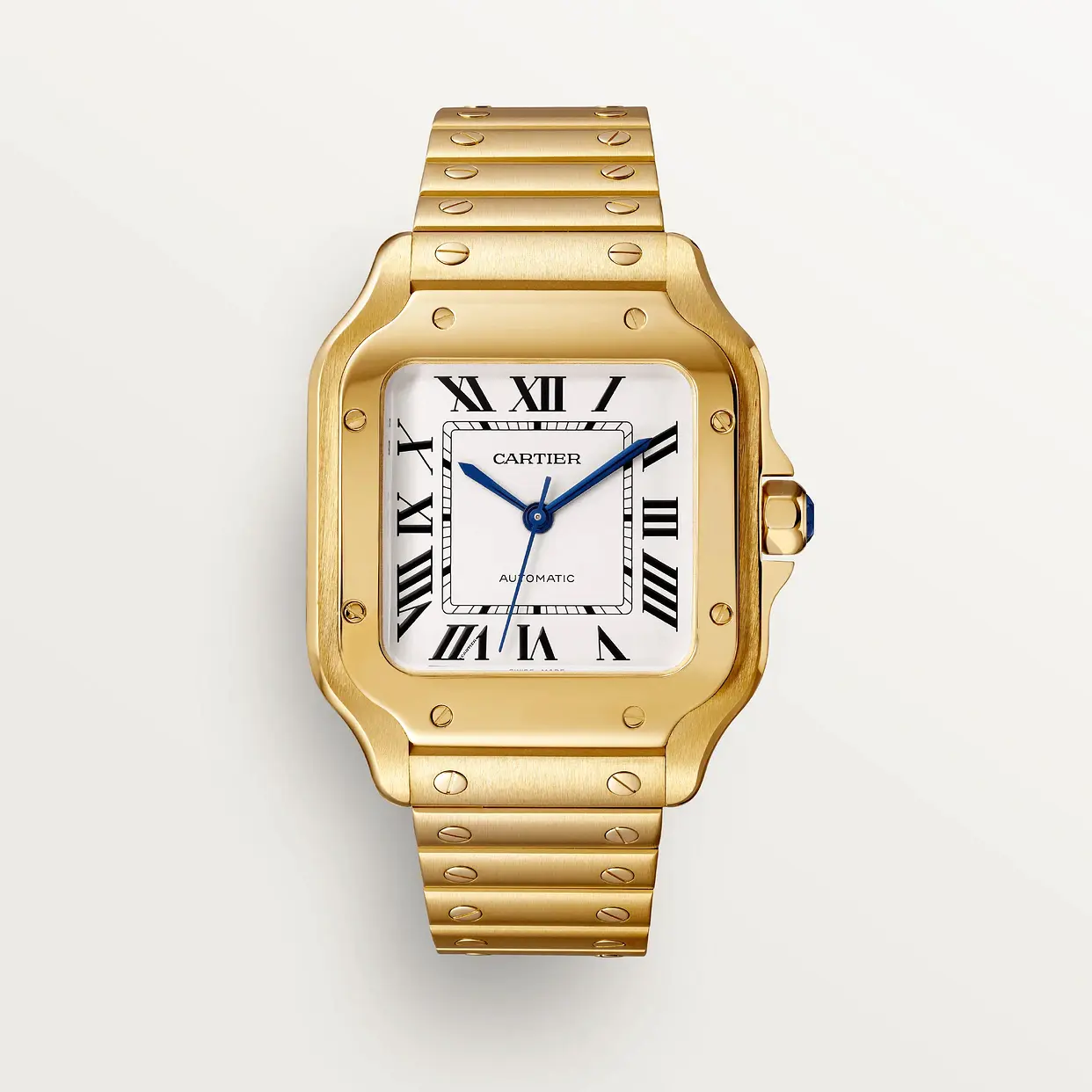 Cartier Santos Medium Model Gold WGSA0030 - United Luxury