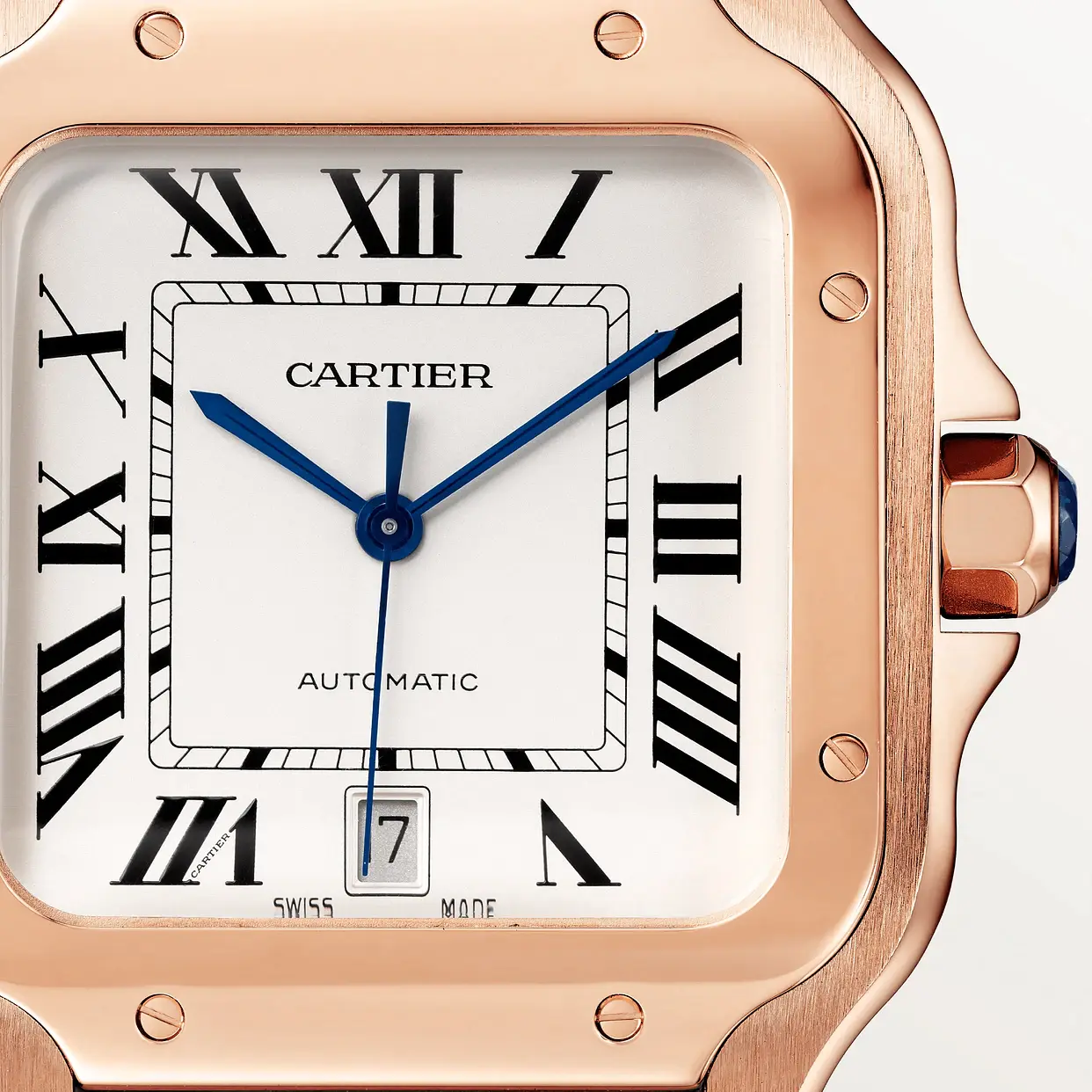 Cartier Santos Large Model Rose Gold WGSA0019 - United Luxury