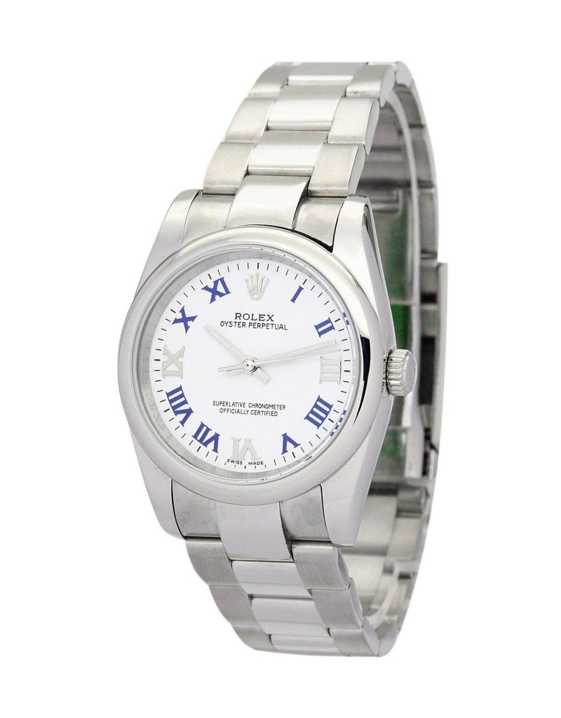 Replica Rolex Oyster Perpetual Lady 31mm White Dial 177200 - United Luxury