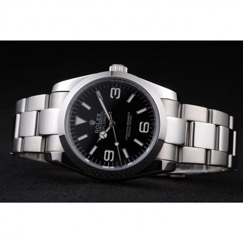 Replica Rolex Explorer 36mm Black Dial 98087 - United Luxury