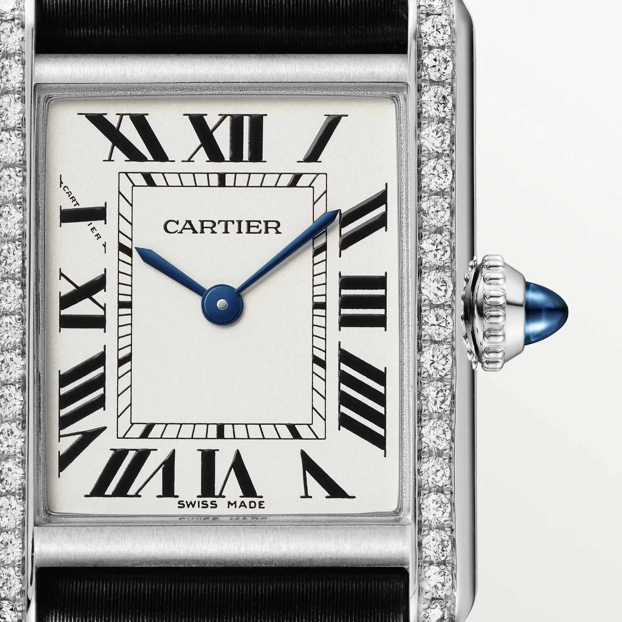Cartier Tank Must Watch Diamond Small Model 27 mm W4TA0016 - United Luxury