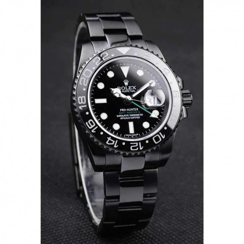 Superclone Rolex GMT-Master II 39mm Black Dial REP016828 - United Luxury