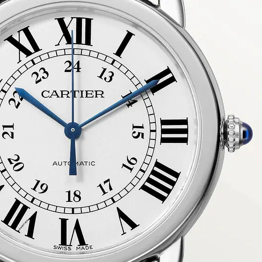 CARTIER MONTRE RONDE SOLO Silver Gray 36mm WSRN0021 - United Luxury