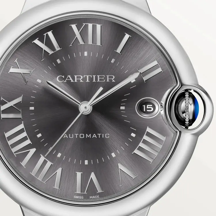 CARTIER Ballon Bleu BLEU Grey Dial 40mm WSBB0060 - United Luxury