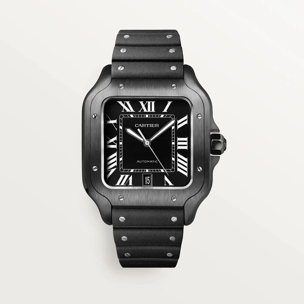 Cartier Santos Large Model Black WSSA0039 - United Luxury