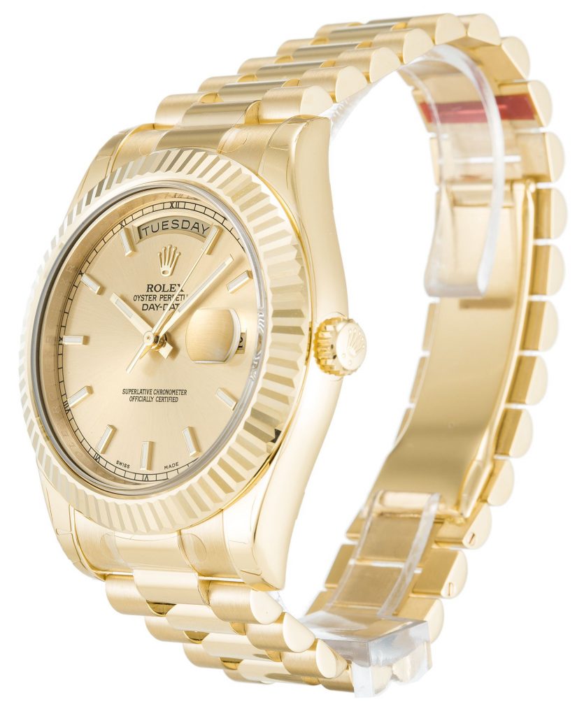 Replica Rolex Day-Date II 41mm Champagne Dial 218238 - United Luxury