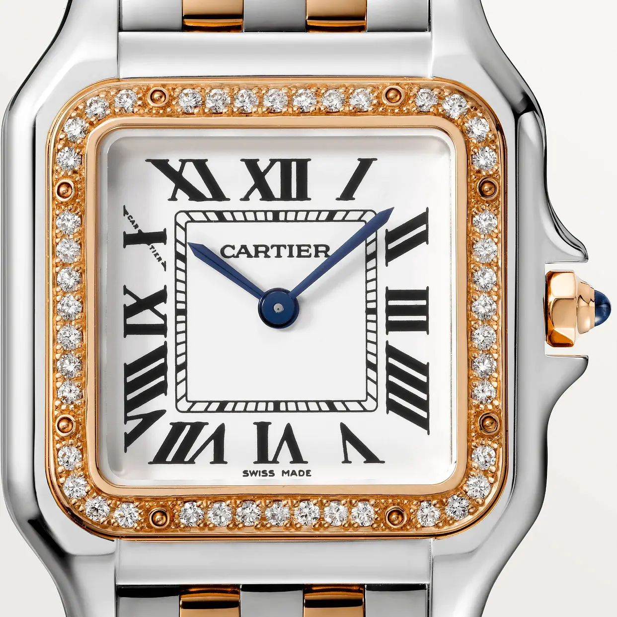 CARTIER PANTHERE Medium Model Rose Gold Mix Diamond W3PN0007 - United Luxury